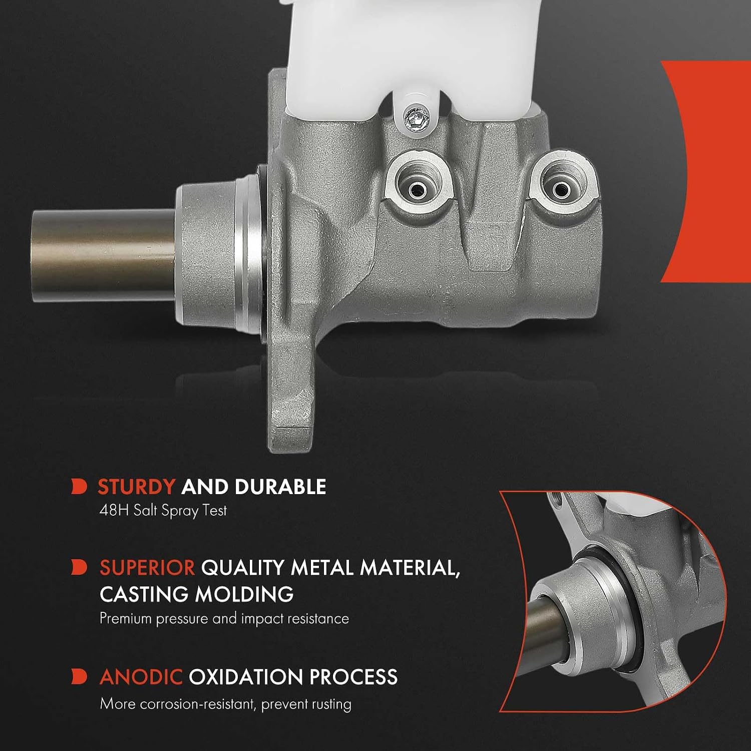 A-Premium Brake Master Cylinder with Reservoir and Sensor Compatible with Nissan Vehicles - Altima 2013-2018 2021, Maxima 2016-2018