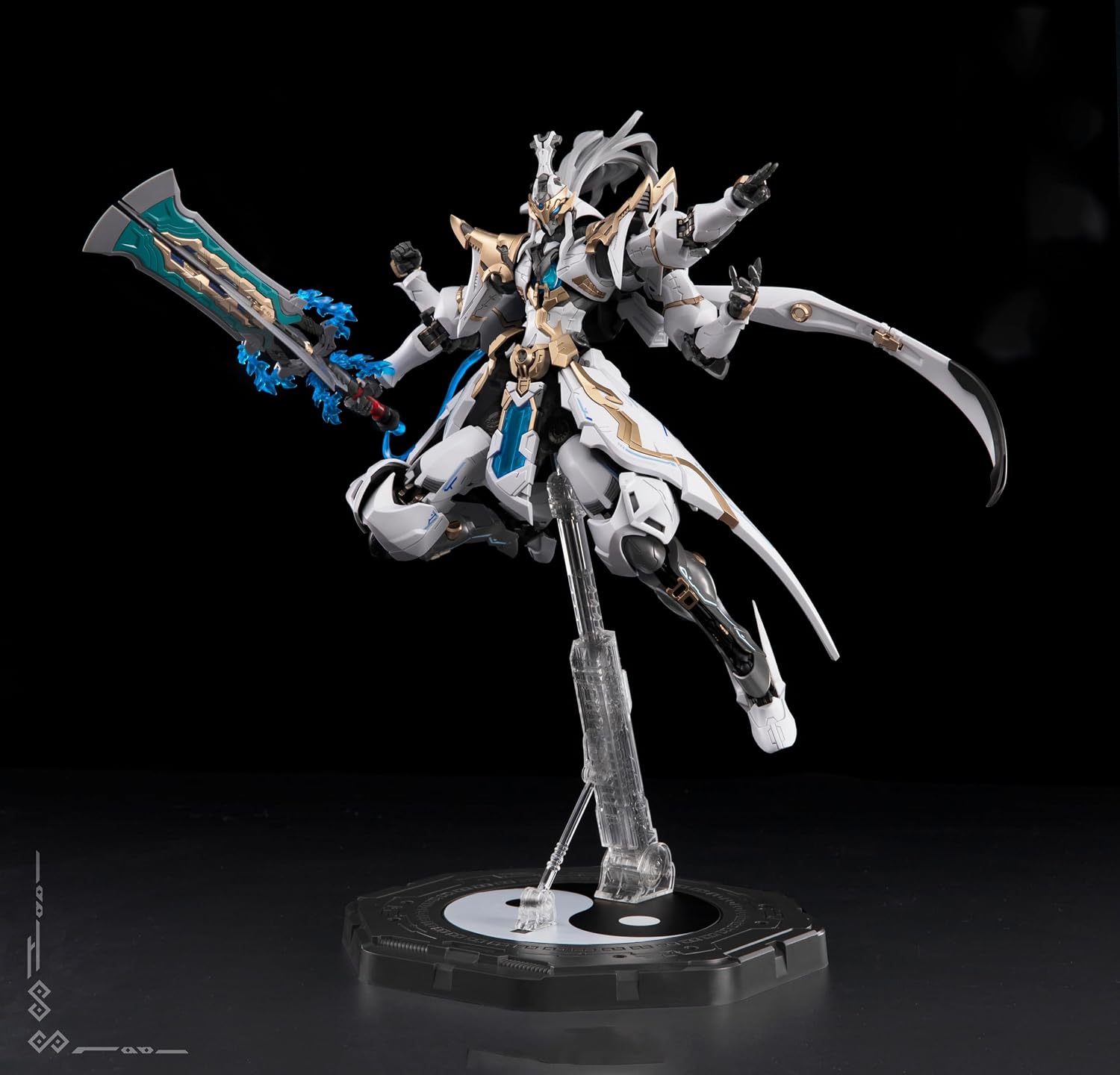 Funtasy Planet 1/100 Mecha Model Kit - Xiao Yao Zi Taoist Immortal Series - 8.6 Inch Articulated Action Figure with Alloy & POM Inner Frame, Lotus Ascension Base, Sci-Fi Robot Gift for Adults & Teens