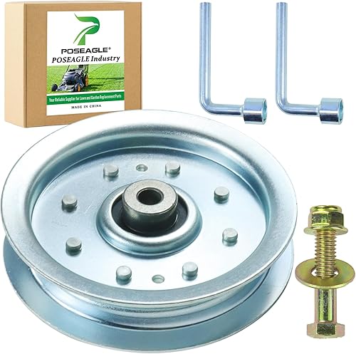 Vista 32 de Paquete de 2 poleas tensoras 756-04129b 4.25 Reemplaza Troy Bilt Polea 753-08171 Kit de polea tensora Cub Cadet 756-04129b Cub Cadet 756-04129 Polea