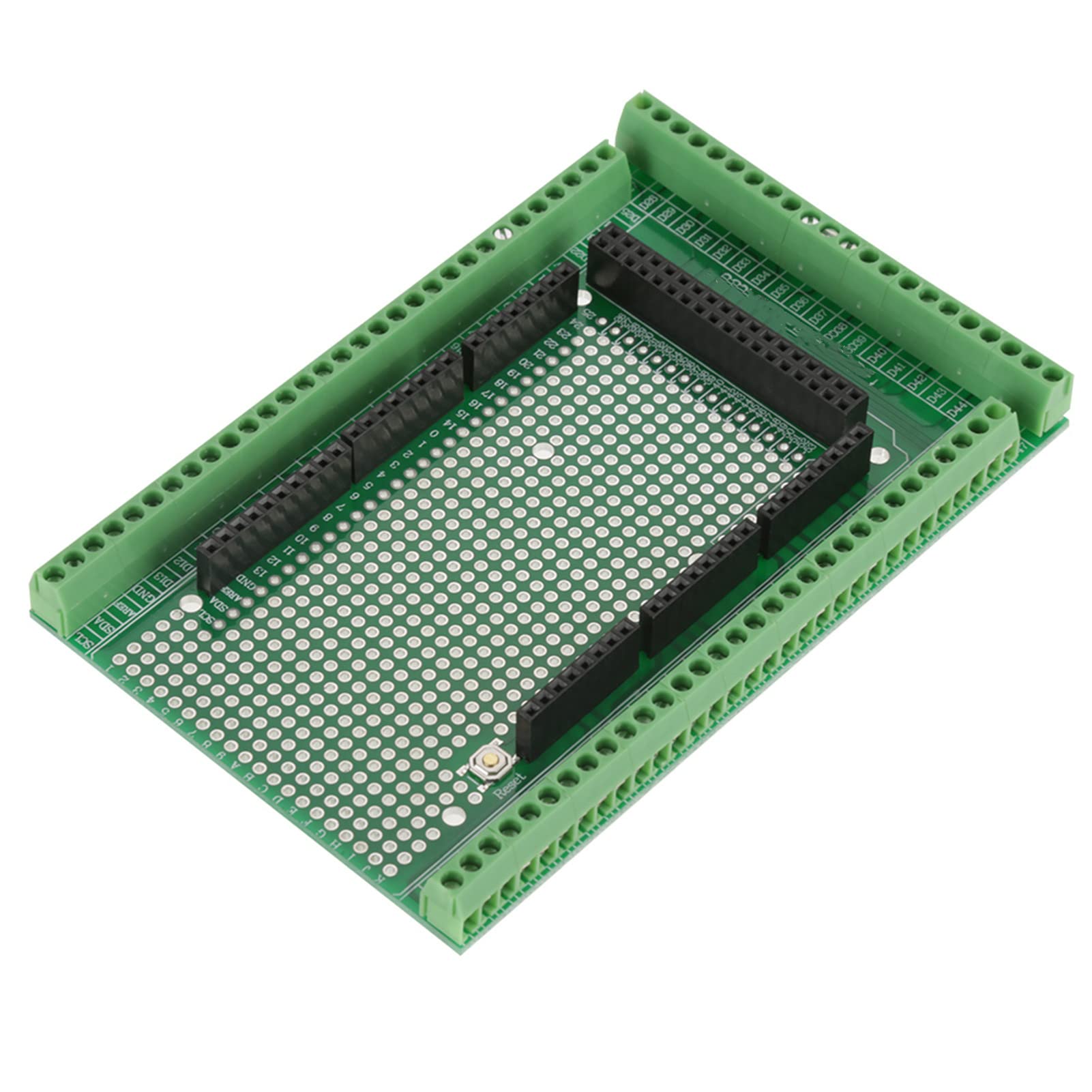 Estink Kit de Prototype DIY avec Vis et Bornier pour Mega 2560 R3, Module Shield de Prototypage Soudé