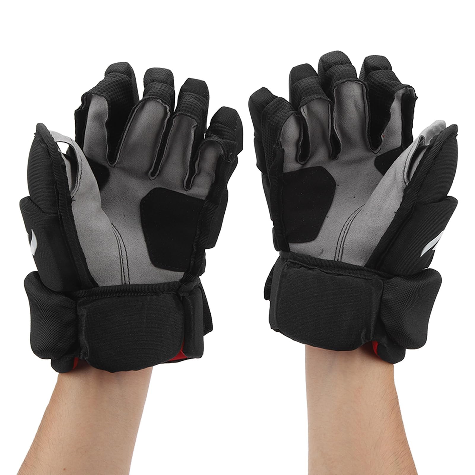 equlup Kids Youth Street Hockey Gloves Junior Hockey Gloves Roller Hockey Glove Street Hockey Equipment (8 Inch)