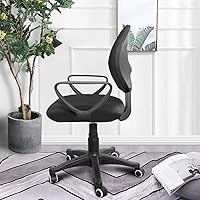 Vista 5 de Veemoon Funda de malla para silla de oficina y computadora, fundas elásticas para silla de escritorio, protector extraíble y lavable, fundas
