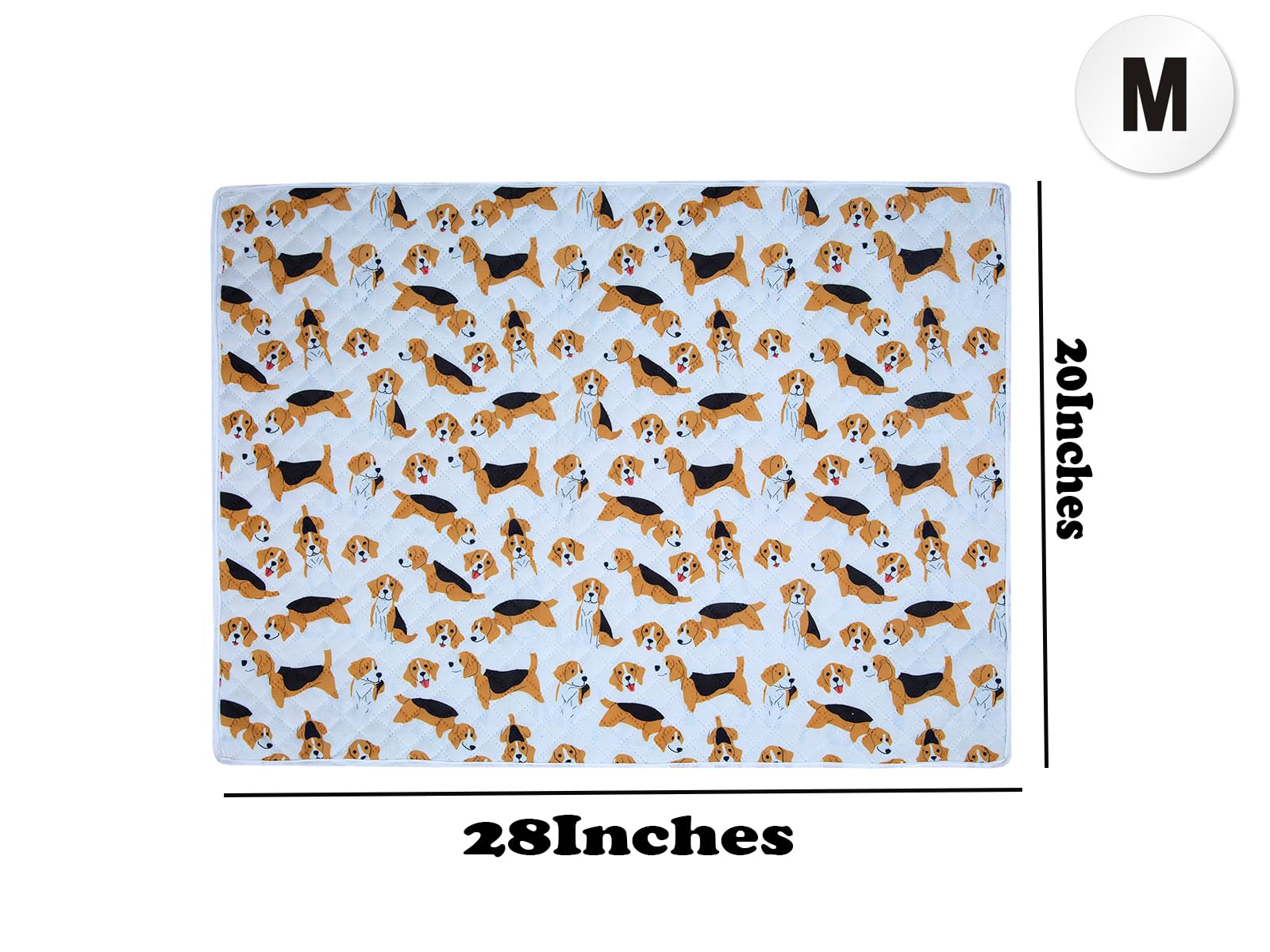 AAZEEM Soft Light Weight Mat for Dogs,Cats & Pets, (Size-M),Multi