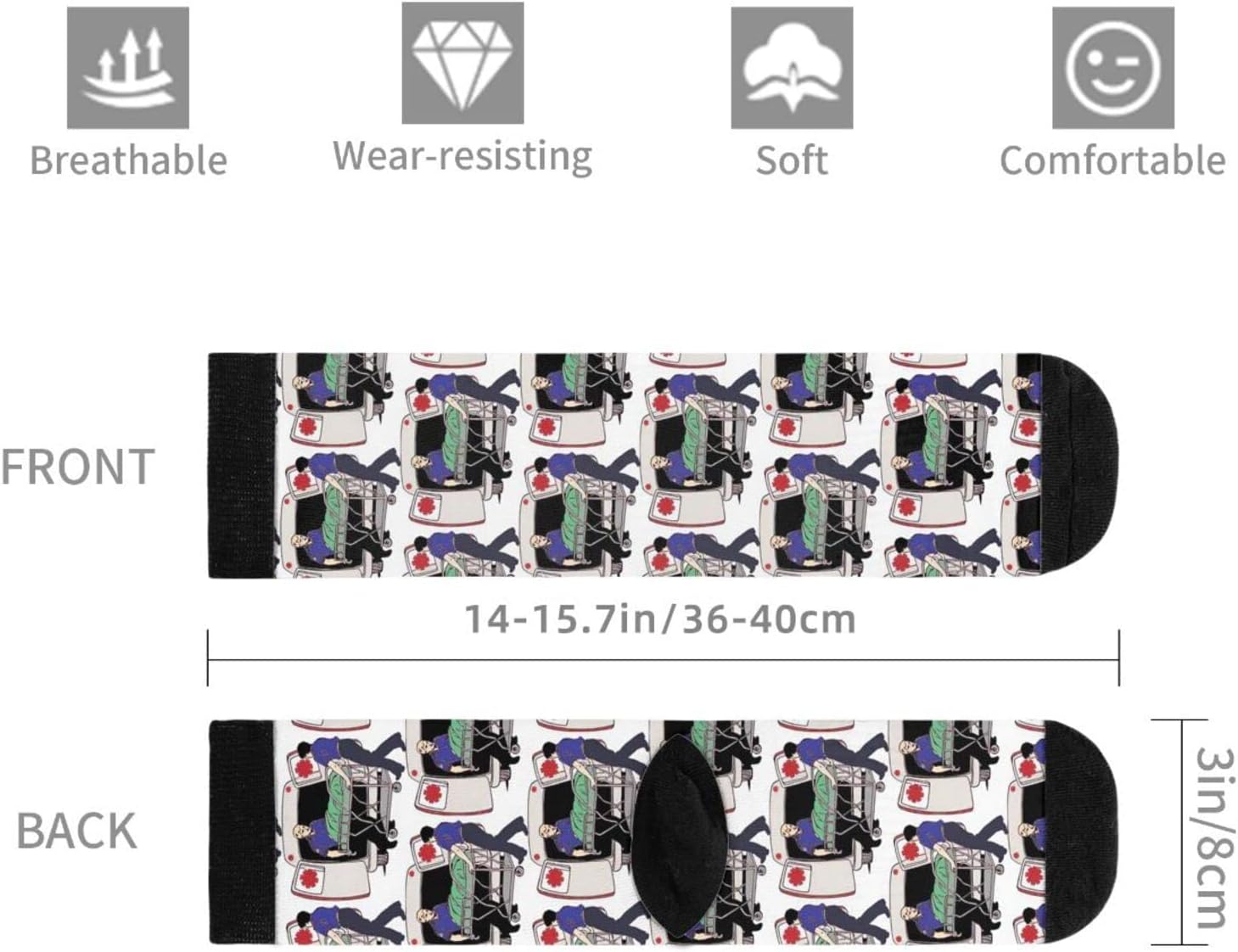 Sigouyinei Casual Funny Funky Novelty Socks For Men Women - Image 6