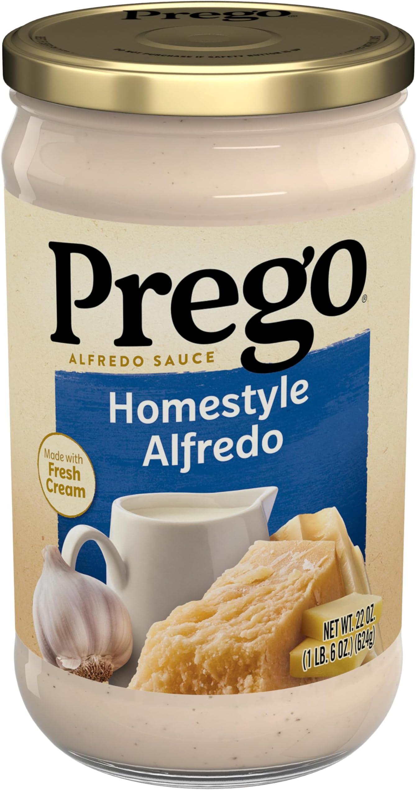 Prego Homestyle Alfredo Pasta Sauce, 22 oz Jar