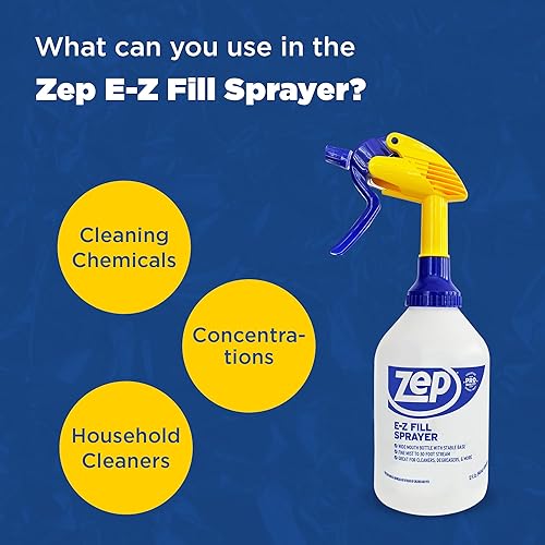 Miniatura 6 de Zep High Output Chemical Pro Pulverizador de 32 onzas (caja de 8), boca ancha para un fácil vertido