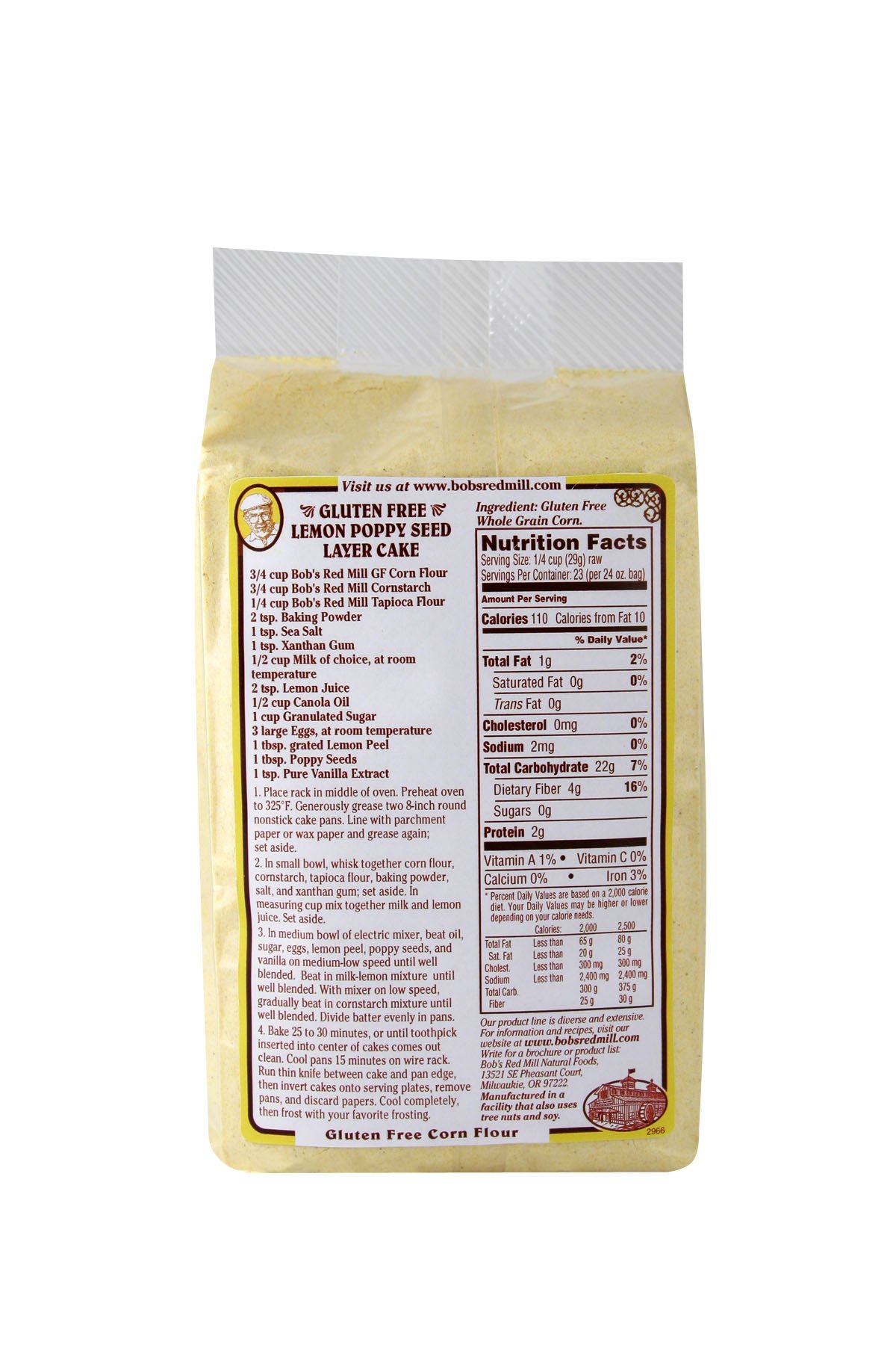 bob red mill corn flour gluten free
