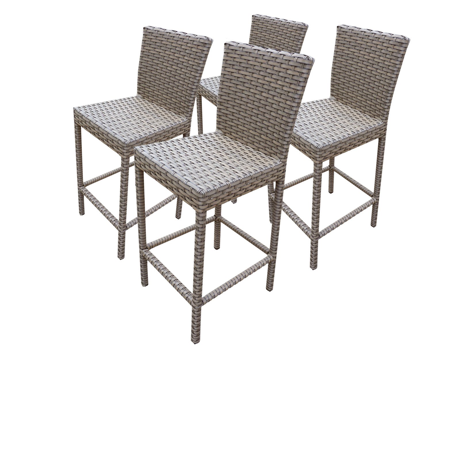 TK ClassicsFLORENCE-TKC302b-BS-2x Florence Bar Furniture Dining Set, Grey Stone