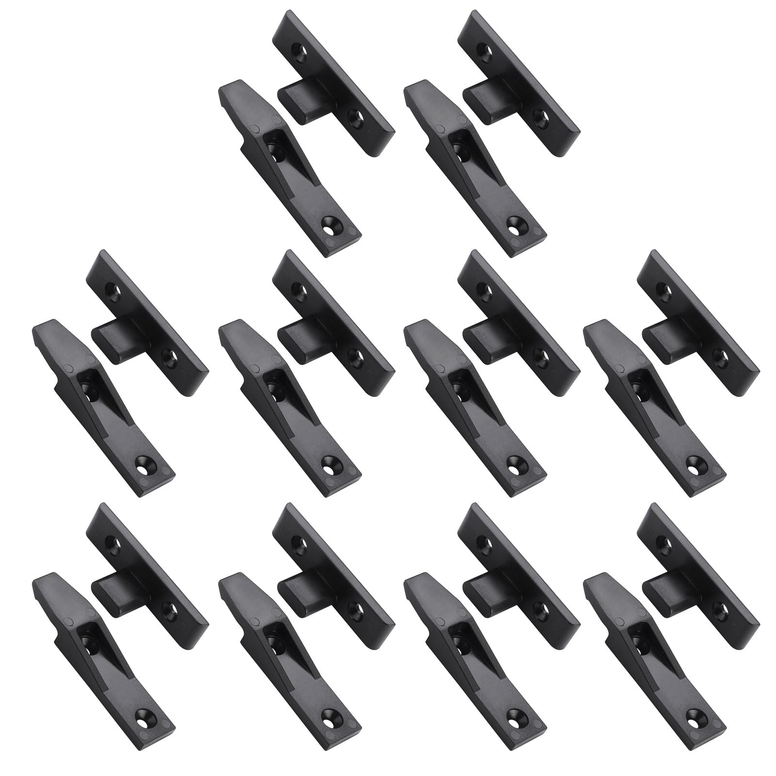 Yazhuq 10Pcs Kitchen Cabinet Panel Plinths Fasteners Furniture Board Connector Hook On Push in Plinths Fasteners Easy to Instal