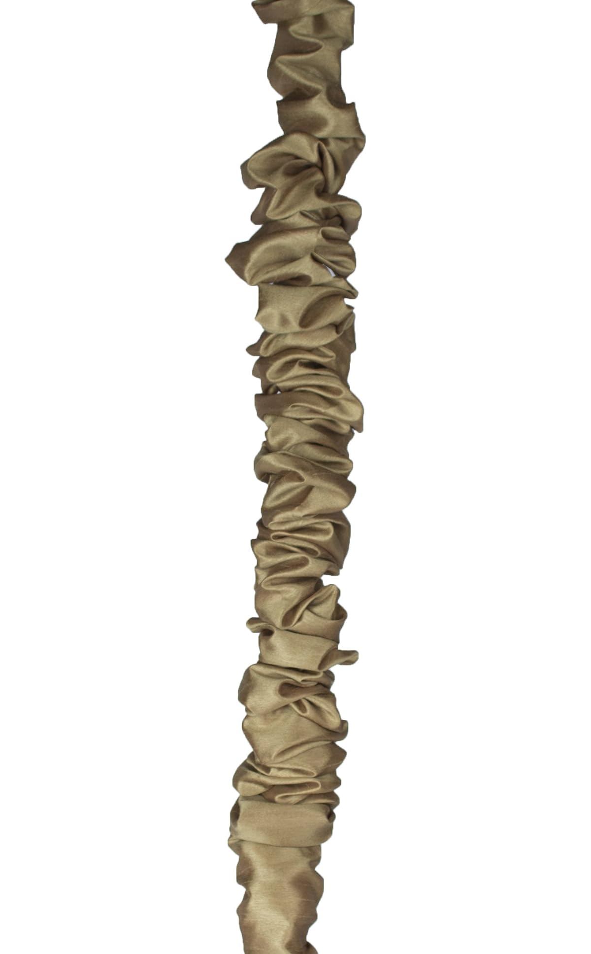 Urbanest 9-Foot Chandelier Chain Cord Cover - Gold Faux Silk Decorative