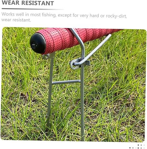 Miniatura 3 de BIUDECO 5 soportes profesionales para caña de pescar resistentes al desgaste para uso cómodo al aire libre, soportes de soporte duraderos para cañas