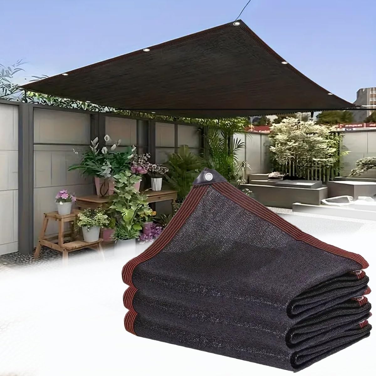 Solutions d'ombrage extérieur 3x10m pour balcon et terrasse