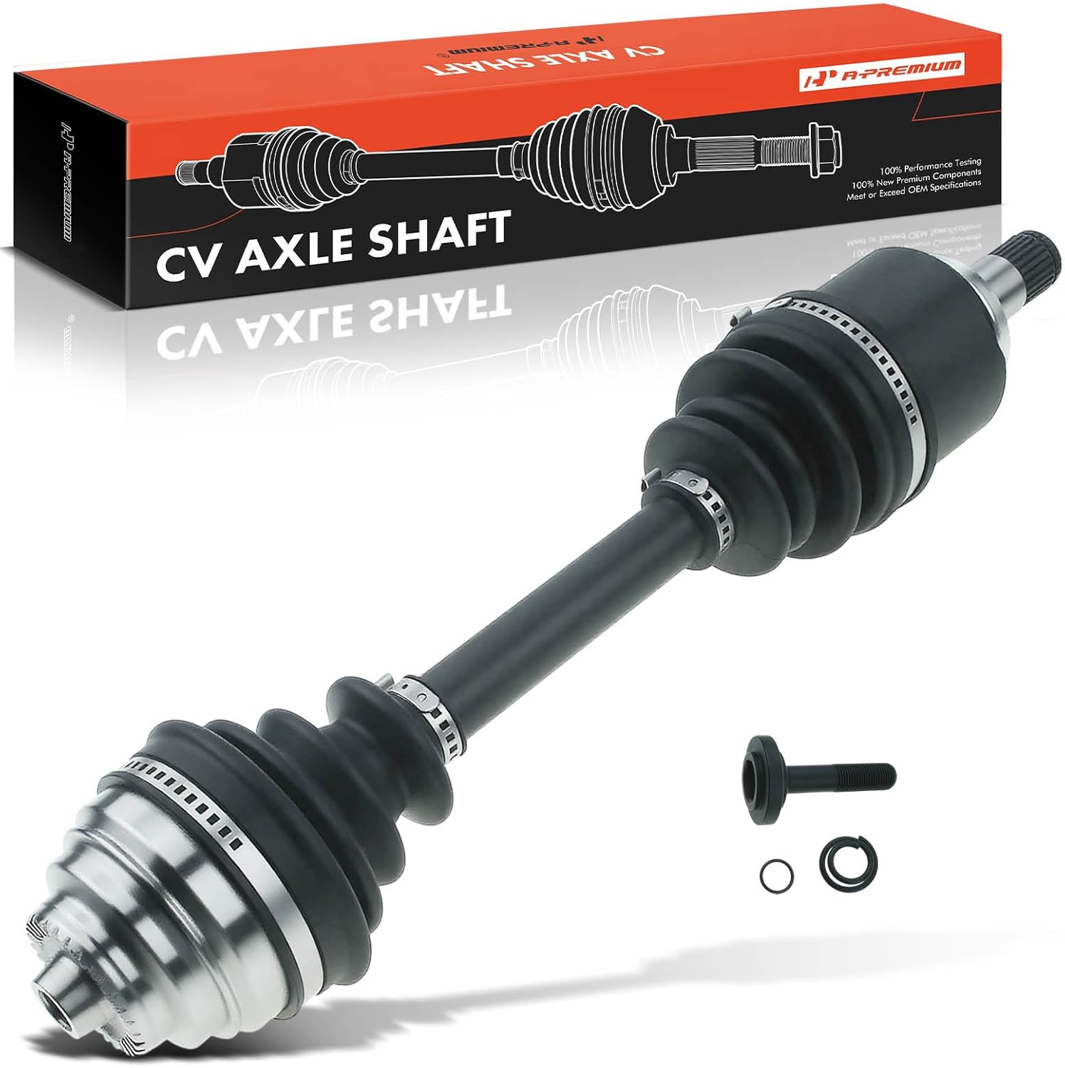A-Premium CV Axle Shaft Assembly Compatible with Mini Cooper 2014 2015 2016 2017 2018 2019, L3 1.5L, Automatic Transmission, Front Left Driver Side, Replace# 31608643385