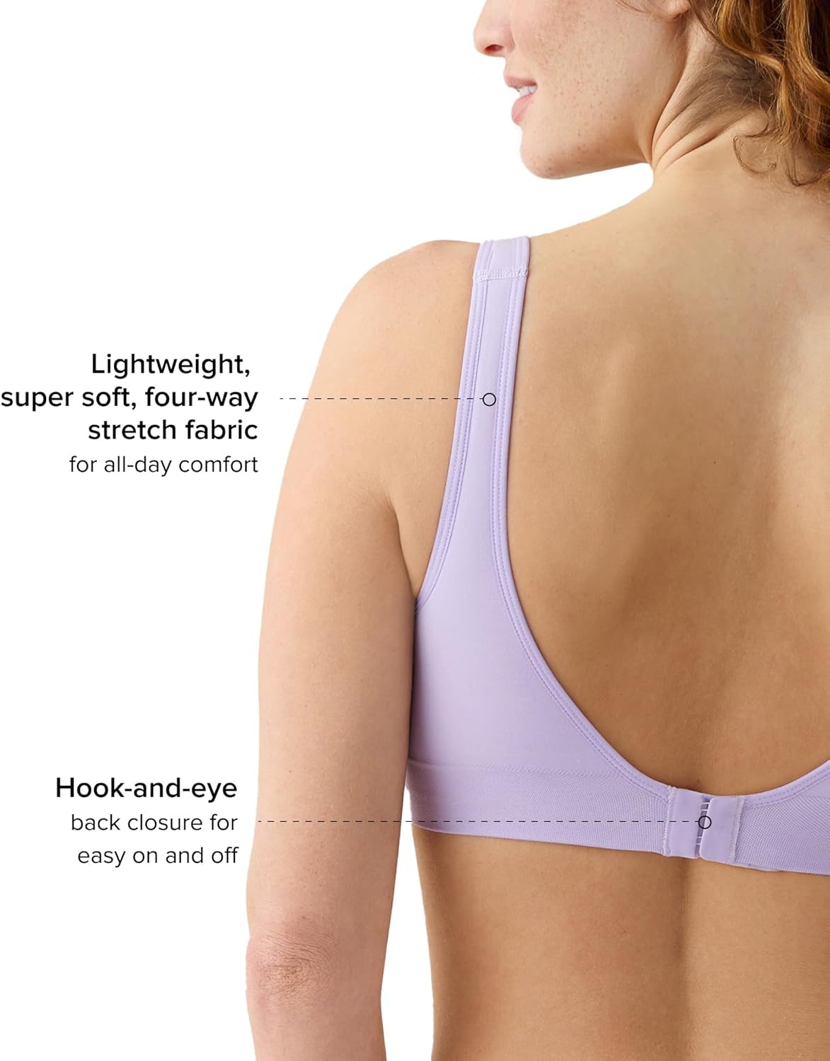 Wacoal Women's Feeling Flexible Seamless Full Busted Bralette