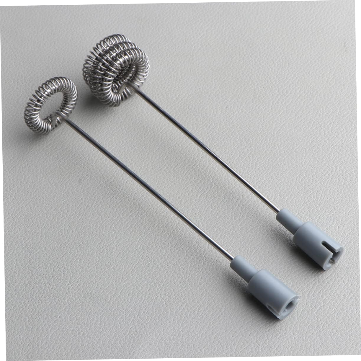 Stainless Steel Electric Milk Frother Handheld Drink Mixer for Coffee Cafe Use No Battery