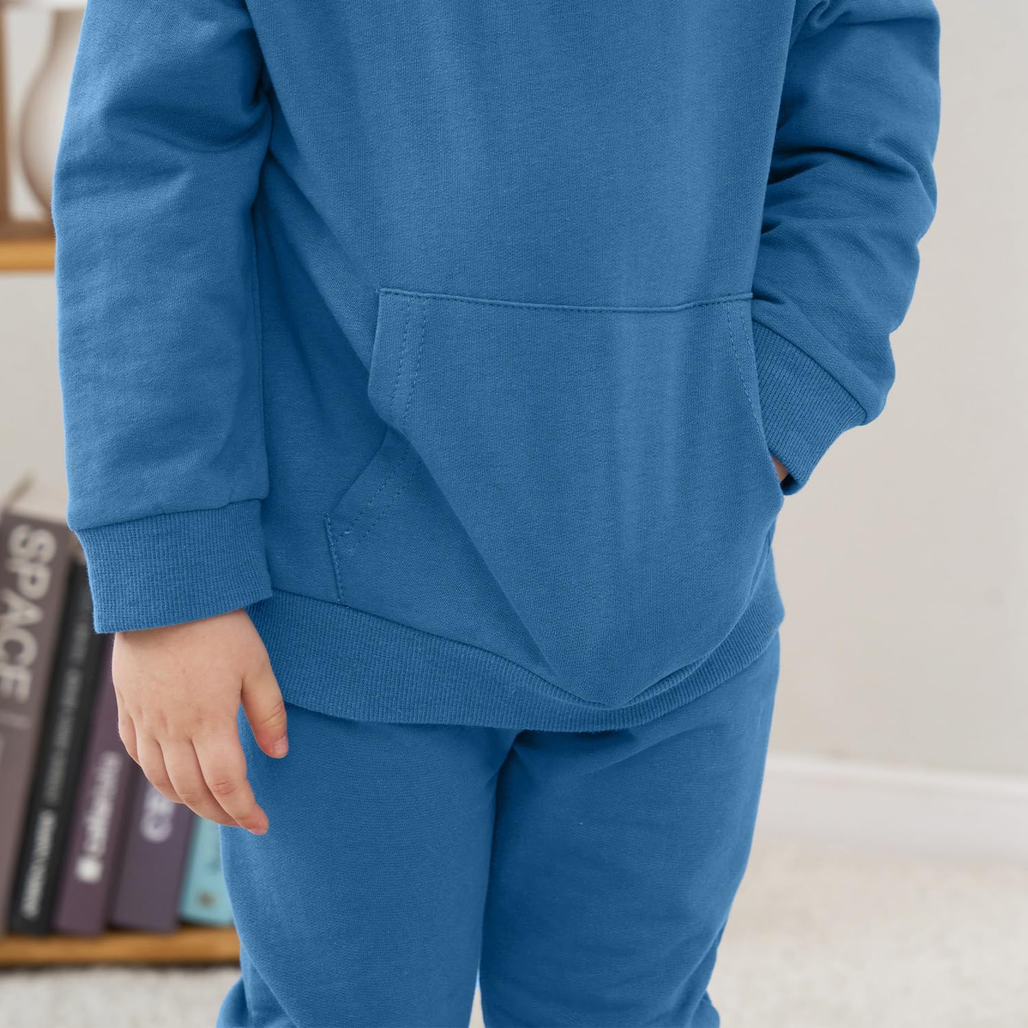 Fullfamous Baby and Toddler Boys 100% Cotton 2 Piece Long Sleeve Sweatshirt and Sweatpant Jogger Pants Set Newborn-4T - Image 4