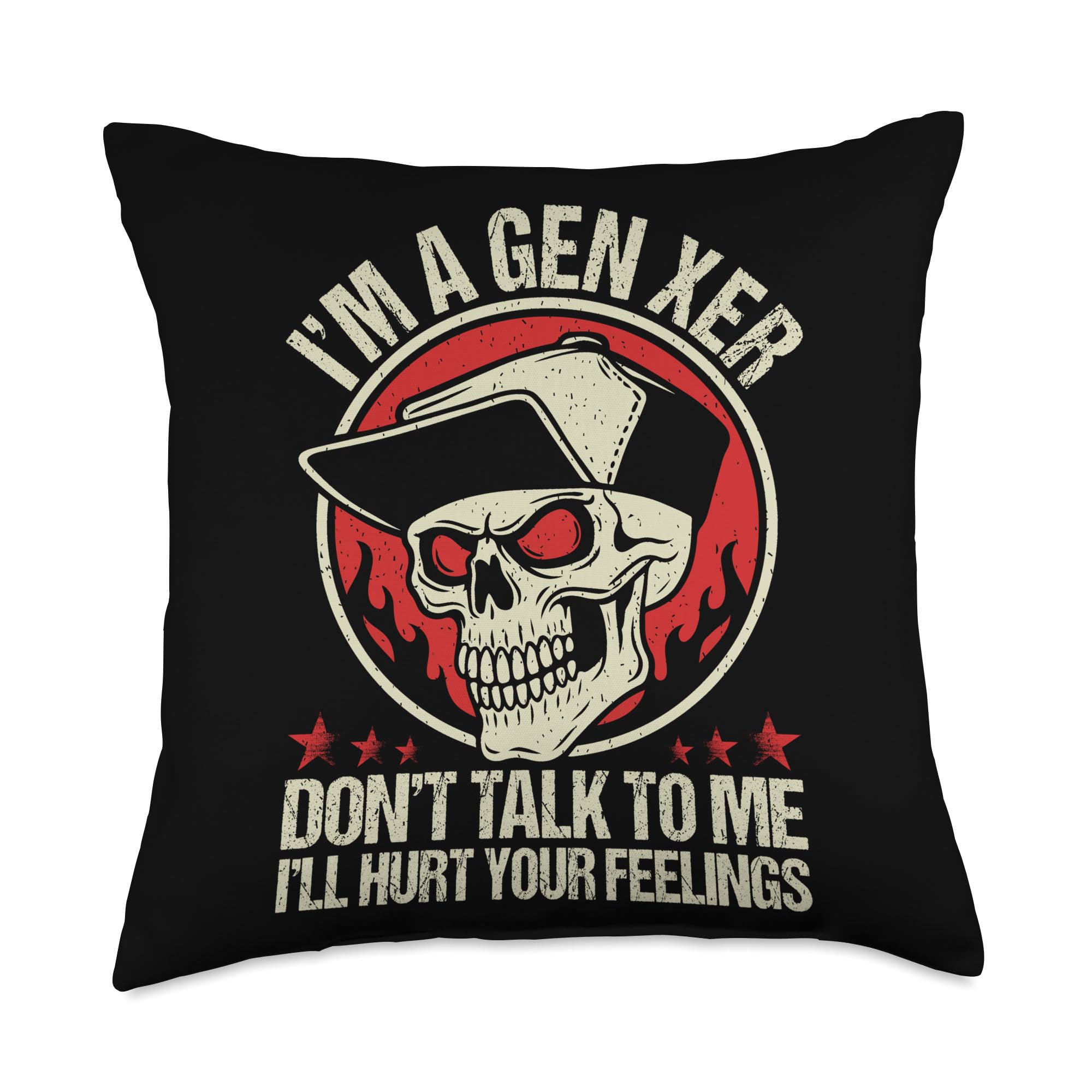 Generation X Funny Gen X Throw Pillow