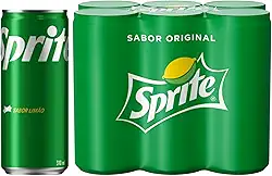 Refrigerante Sprite Original Lata 310ml – Pack com 6 Unidades