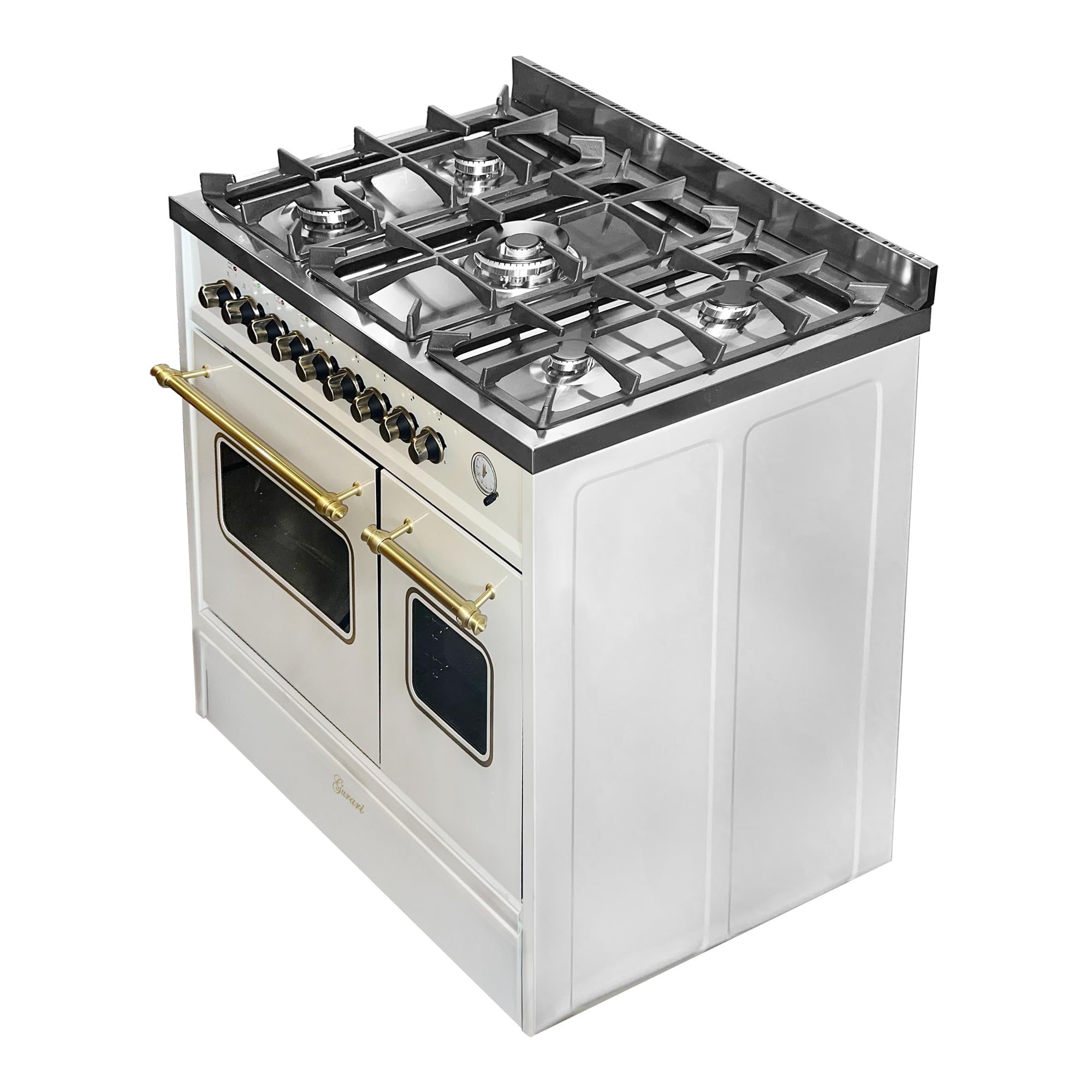 Gurari GCH E 916 Cr R Cuisinière électrique à gaz Crème 90 cm Range Coocker
