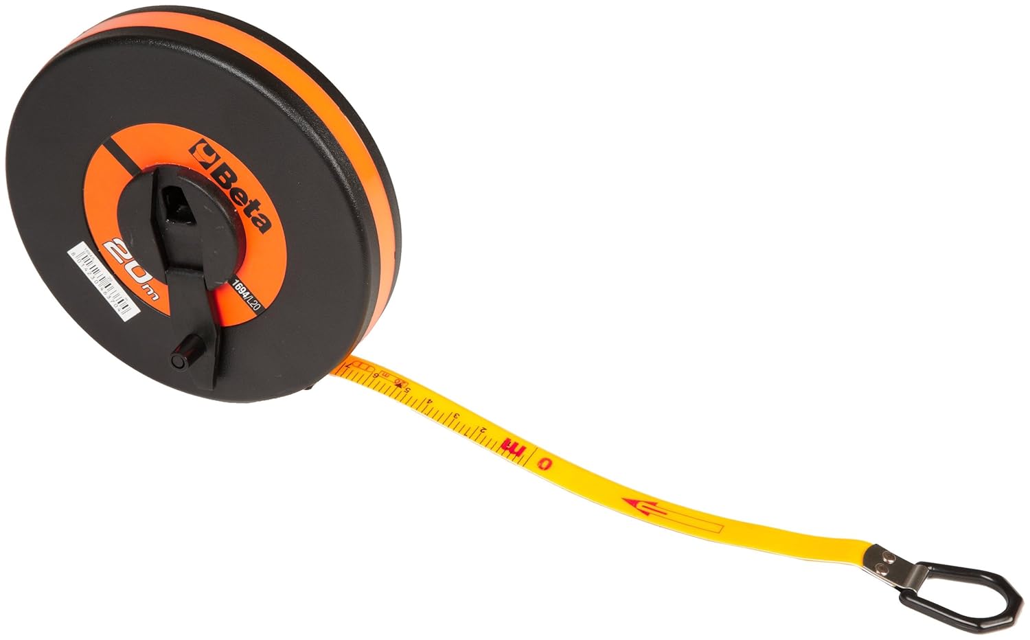 Beta 1694 L Measuring Tape Wheel Shock-resistant ABS case, PVC-Coated fiberglass Tape, Precision Class III, 20 Meters