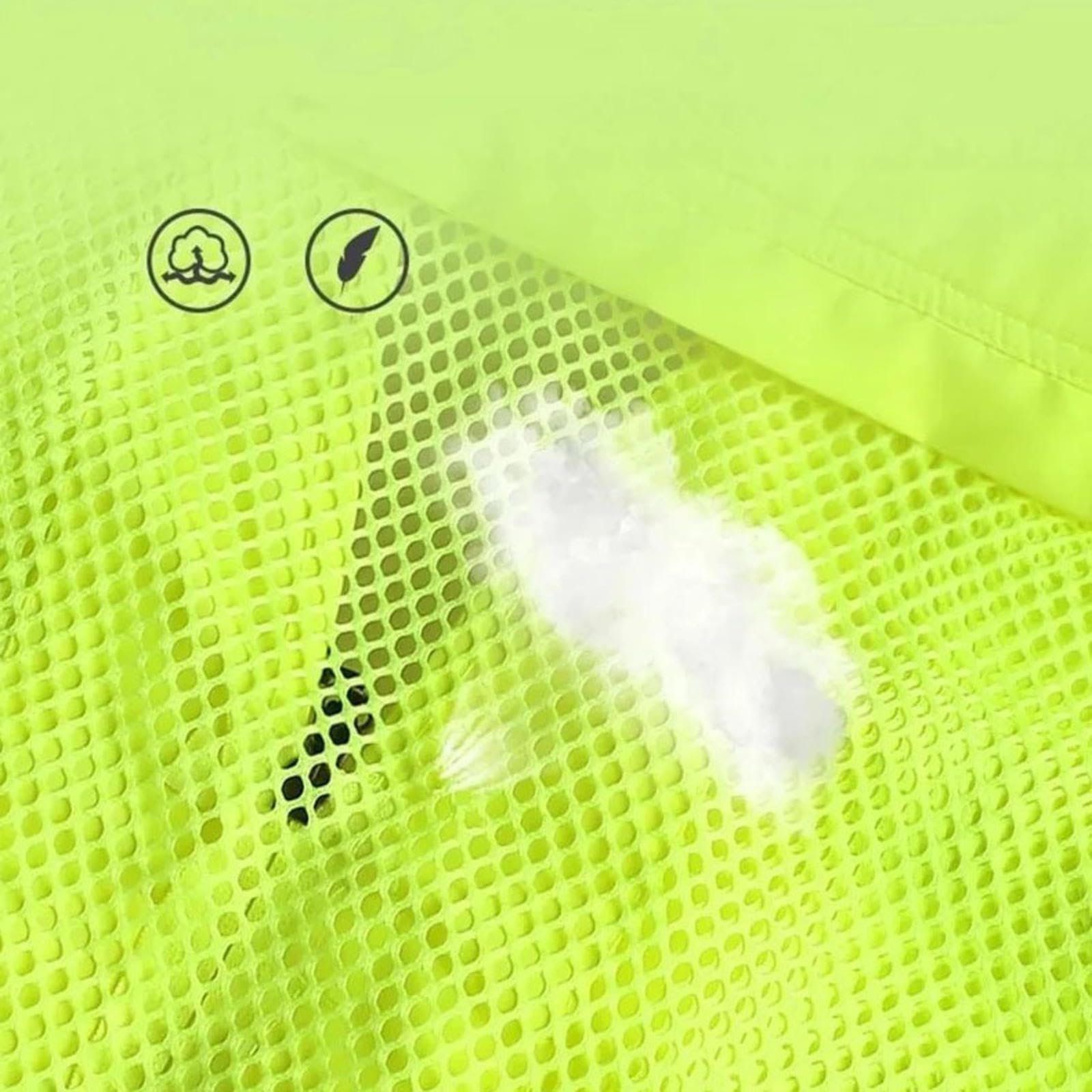 Gilet De Sécurité Personnalisé Haute Visibilité, Veste De Travail Réfléchissante, Plusieurs Poches, Vêtements De Travail pour Photographie et Randonnée