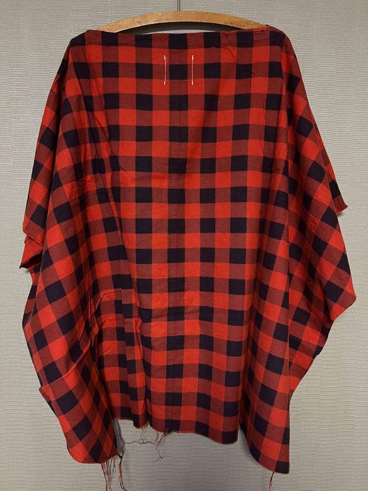 美品！　TAKAHIRO MIYASHITA ソロイスト　チェック　ポンチョ　L TAKAHIROMIYASHITA TheSoloist. チェックポンチョ - メルカリ