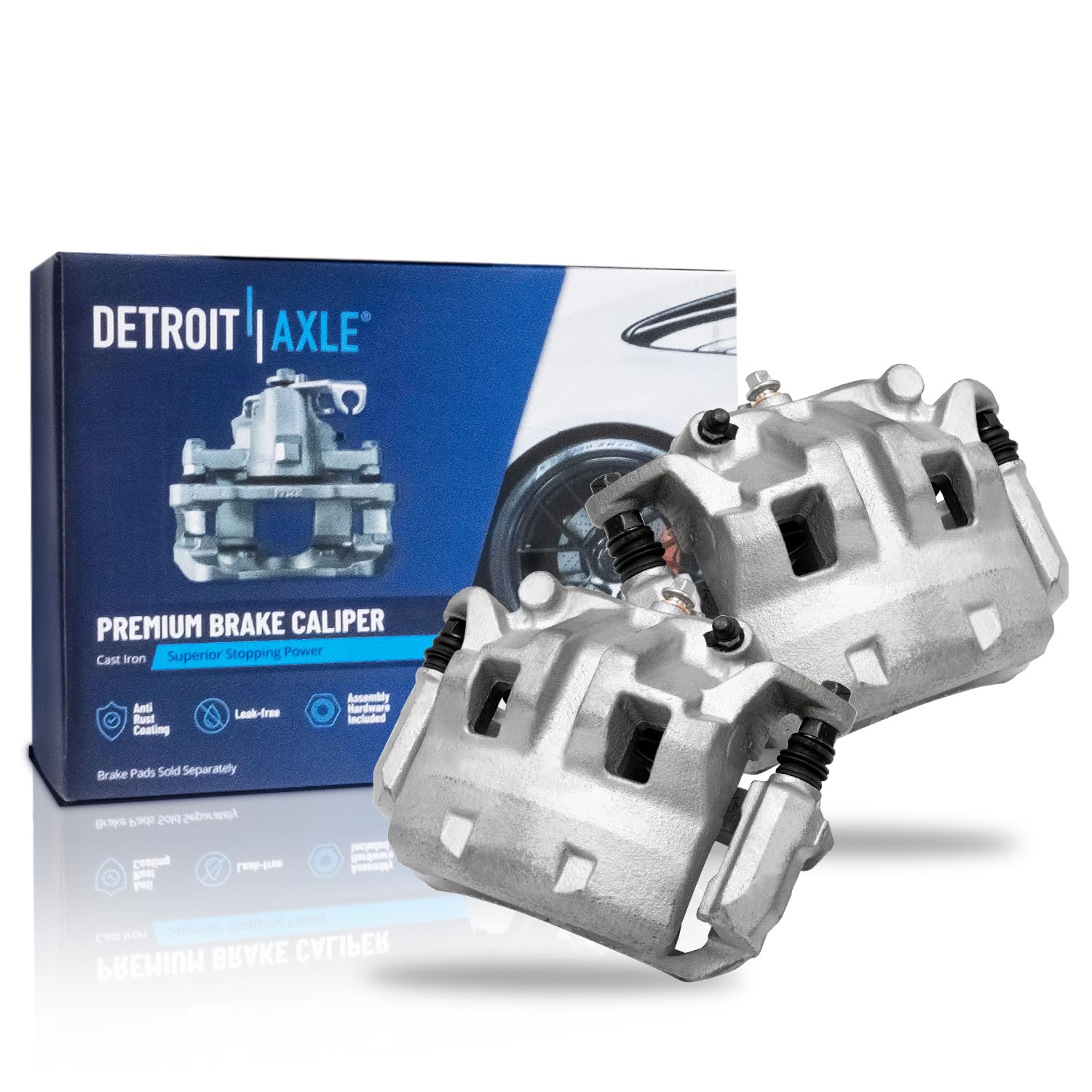 Detroit Axle - 2 Front Brake Calipers for Nissan Frontier Pathfinder Xterra