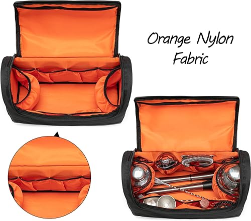 Miniatura 9 de CURMIO Bolsa de kit de barman, bolsa de transporte portátil de viaje con mango de goma para juego de herramientas de bar, para el hogar, interior y