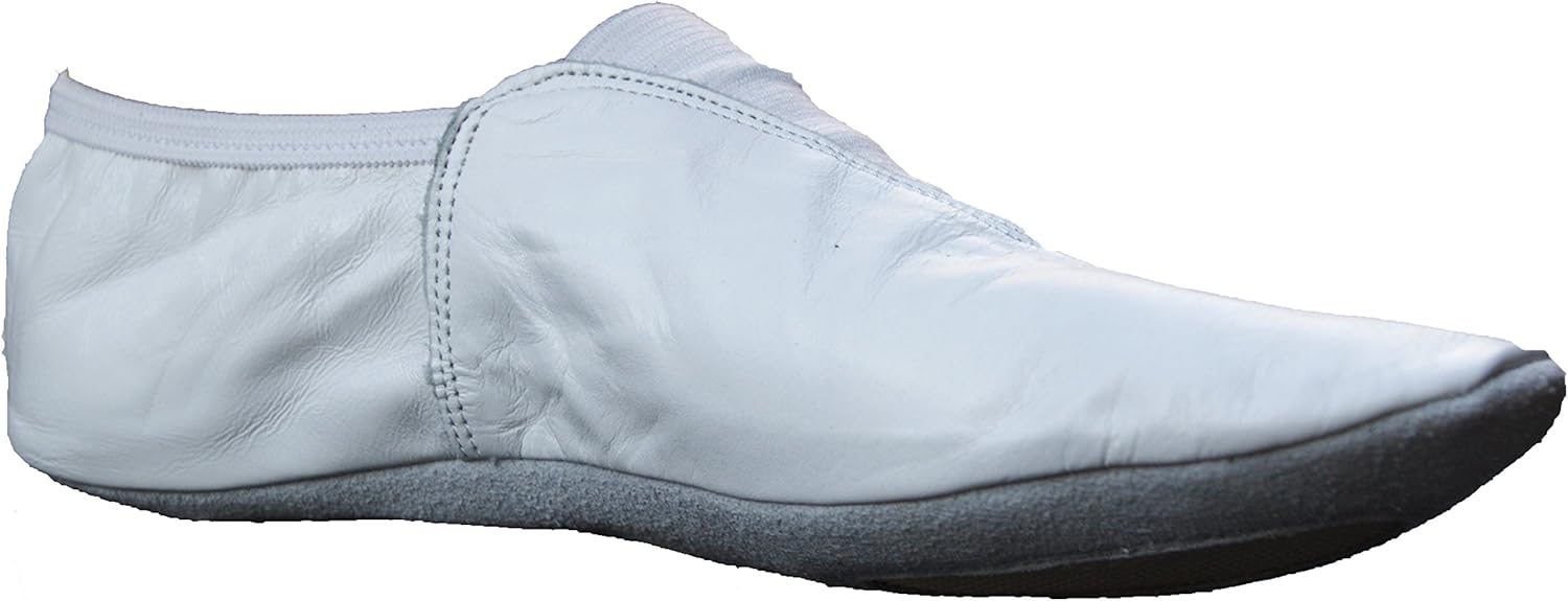 Scarpette Pelle Per Ginnastica | Yoga, Karate, Danza | Suola In Gomma E Bufalo | Misure Dal 24 Al 48 - Foto 10