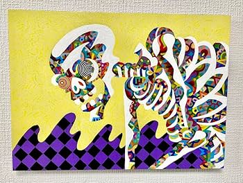 Amazon.co.jp: 原画 一点物 絵 絵画 動物画 肉筆画 アクリル画