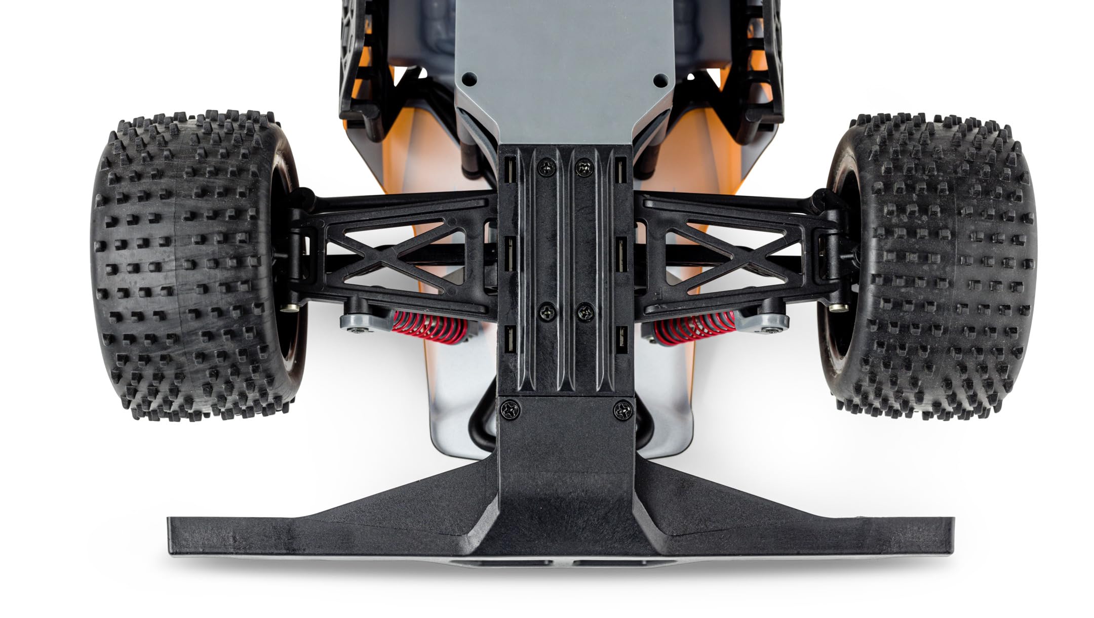 Carson 500404278 1:10 FE Cage Devil 3.0 2.4G 100% RTR - Samochód zdalnie sterowany, terenowy truggy, z bateriami i pilotem, Truggy, Pomarańczowy