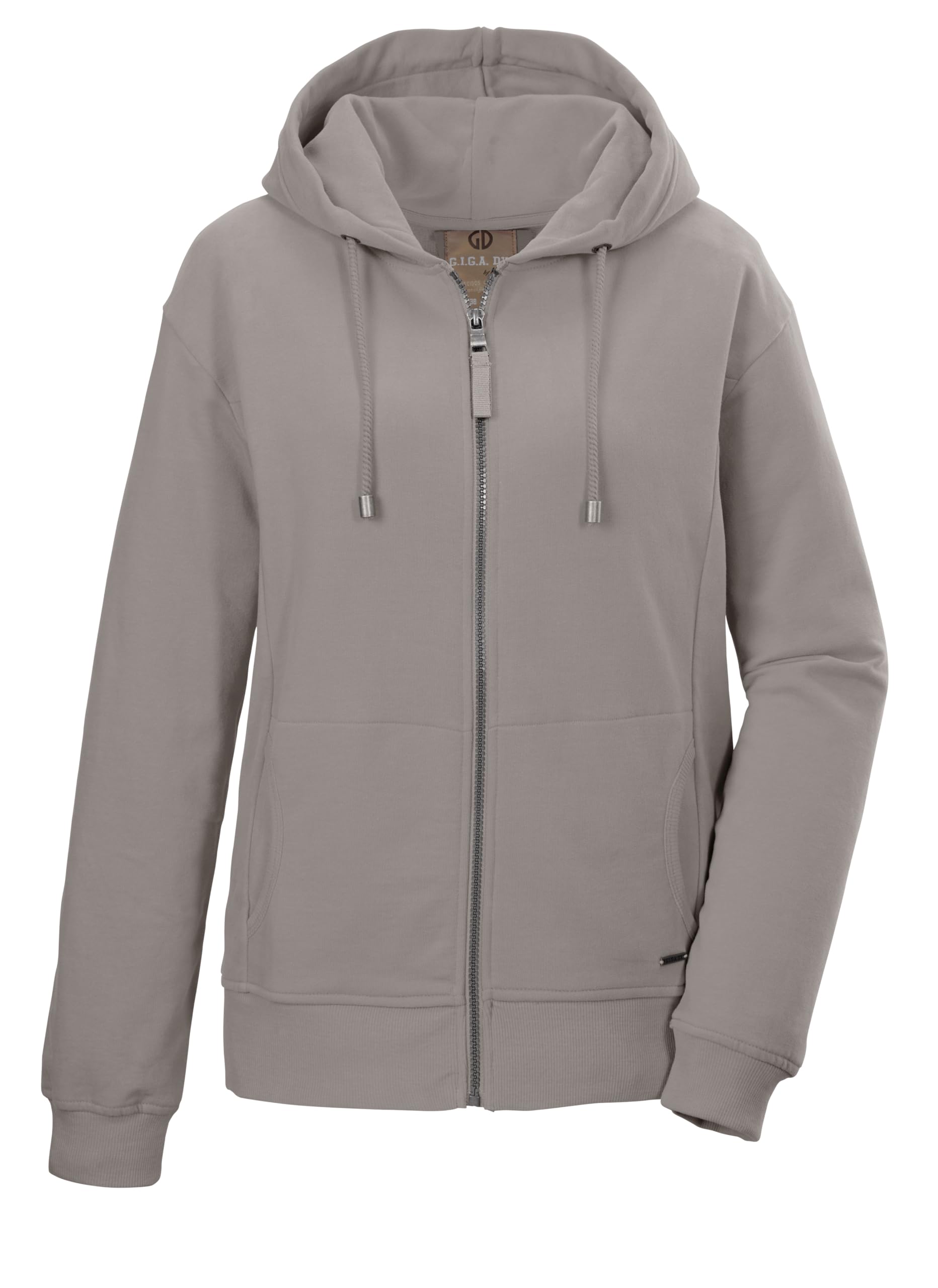G.I.G.A. DX Women's Gs 26 Wmn SWT Jckt GOTS Sweat Hooded Jacket, Darkstone, 14