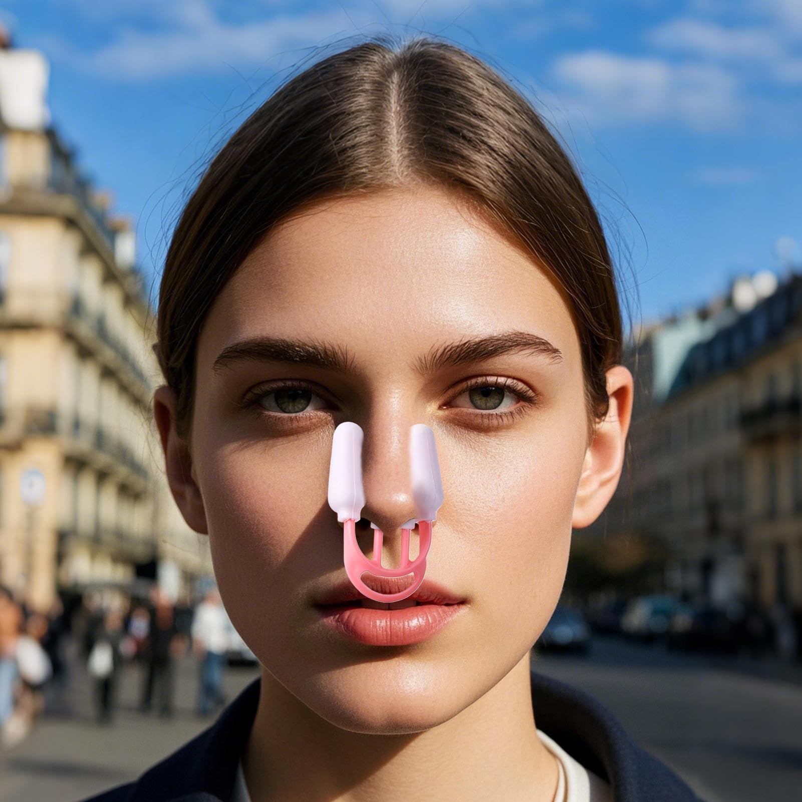 Levigatore nasale, clip per naso | correzione del credulo nasale | strumento di levigatura di bellezza riutilizzabile per donne usura quotidiana -Make Up – Applicazione miglioramento della