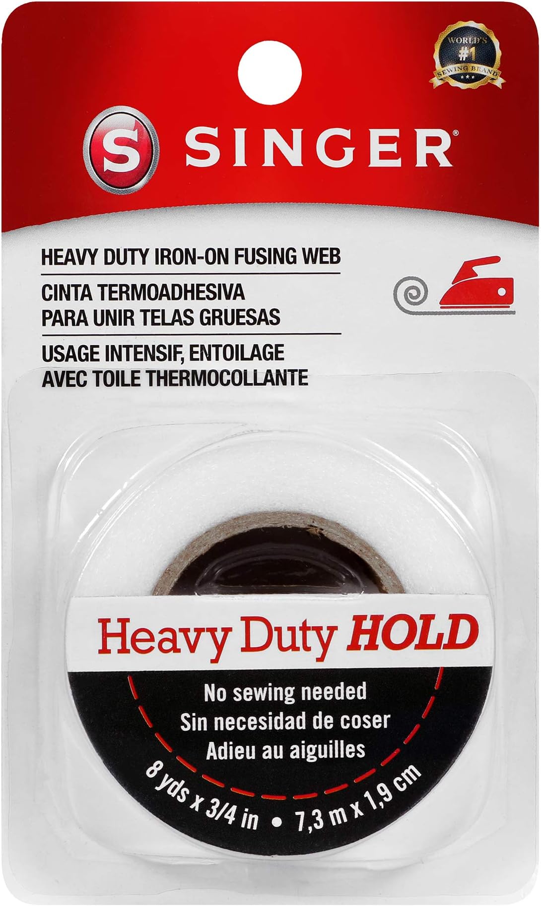 00240 Heavy Duty Iron-On Fusing Web, Fabric Adhesive