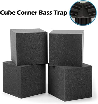 12 Pack Bass Traps and 4 Pack Corner Acoustic Cubes