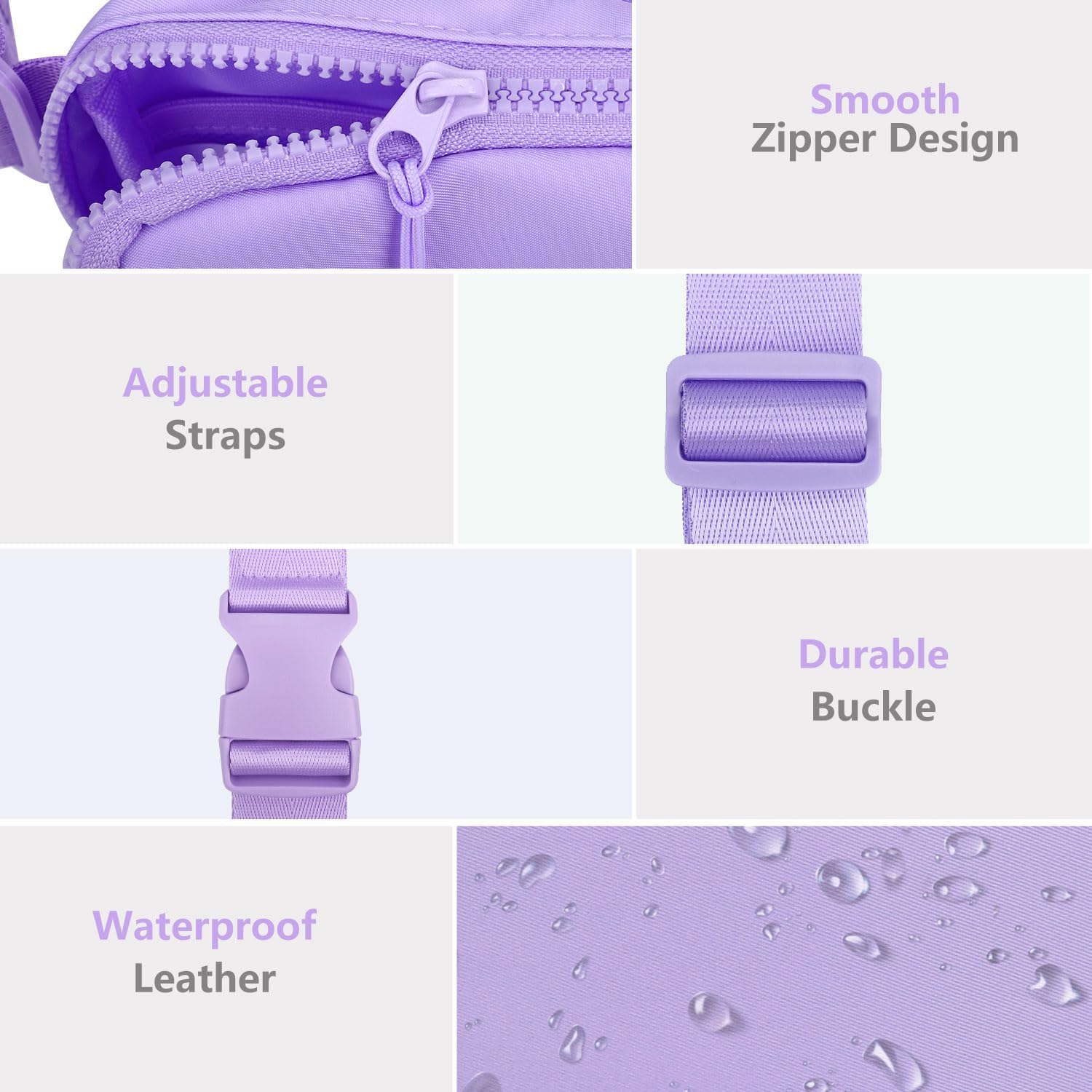 Belt Bag Fanny Pack for Girls - Women Initial Crossbody Bag for Birthday Gifts for 5 6 7 8 9 10 11 12 13 Year Old A - Image 5