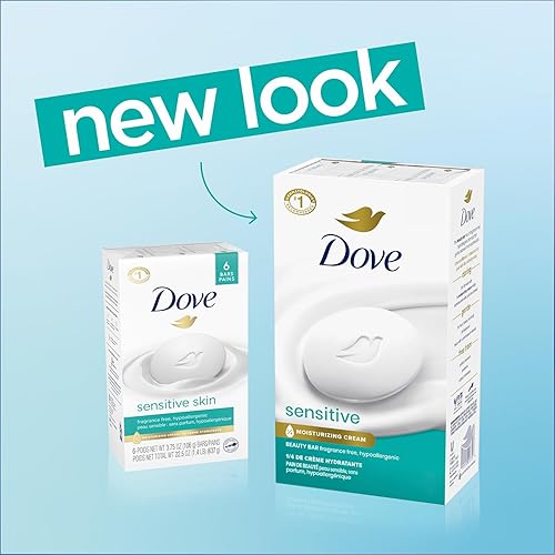 Miniatura 3 de Dove Champú y acondicionador para la caspa 2 en 1, alivio calmante DermaCare con piritiona zinc + barra de jabón para pieles sensibles, paquete de 8