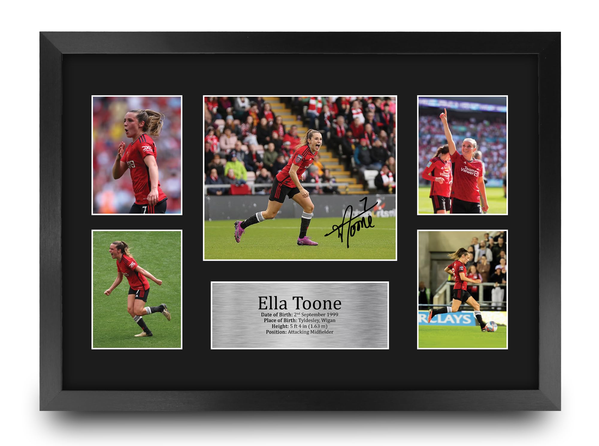 HWC Trading FR A3 Ella Toone Printed Memorabilia Signed Autograph Photograph Display for Womens Football Fans and Supporters - A3 Framed