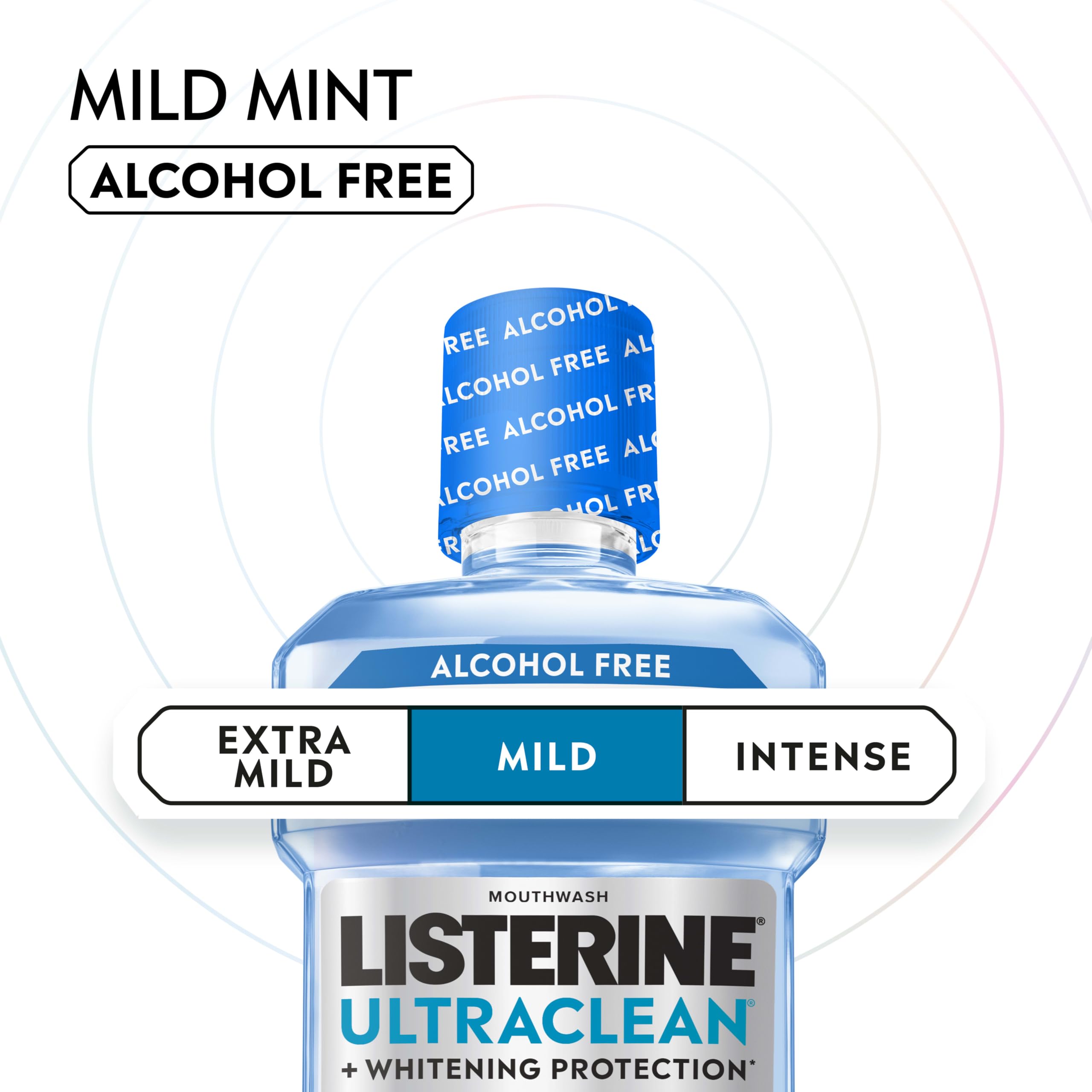 Listerine Ultraclean Mouthwash - Alcohol-Free & Whitening -2
