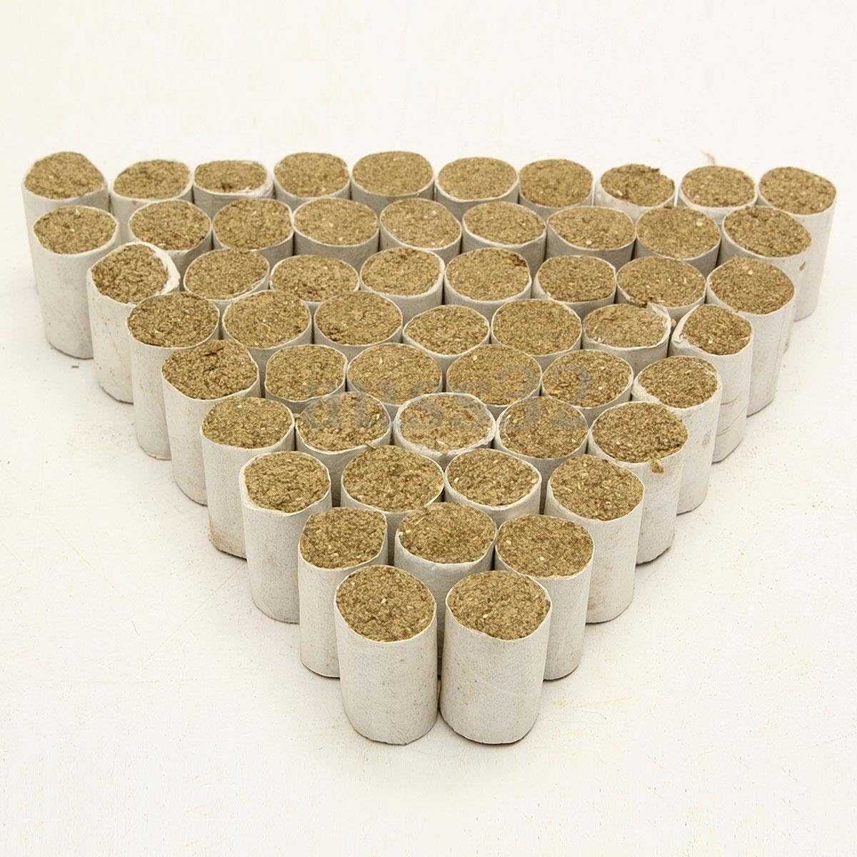 GooDay 54 PCS/lot Bee Hive Smoker Solid Fuel Beekeeping Tool Chinese Medicinal Herb Smoke Honey Produce Bee-Specific Smoke Bombs, Single Size:18mmx30mm