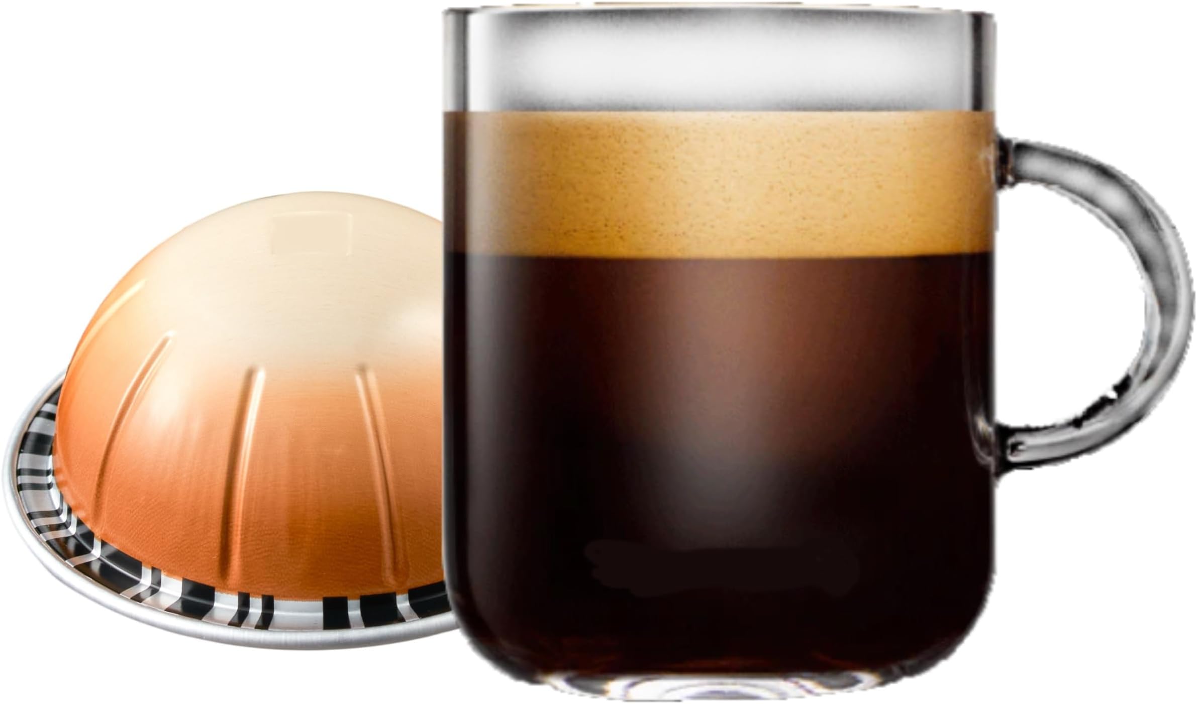 Coffee Capsules Bianco Leggero Compatible With Barista Creation Double Espresso 2.7 OZ