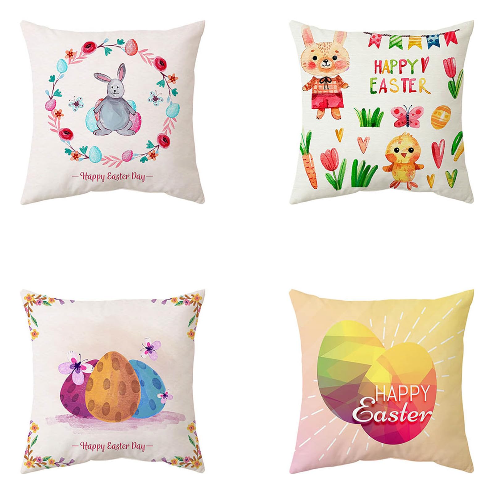 Housse coussin 50x50 lin lot de 4 réversibles pour protéger et décorer
