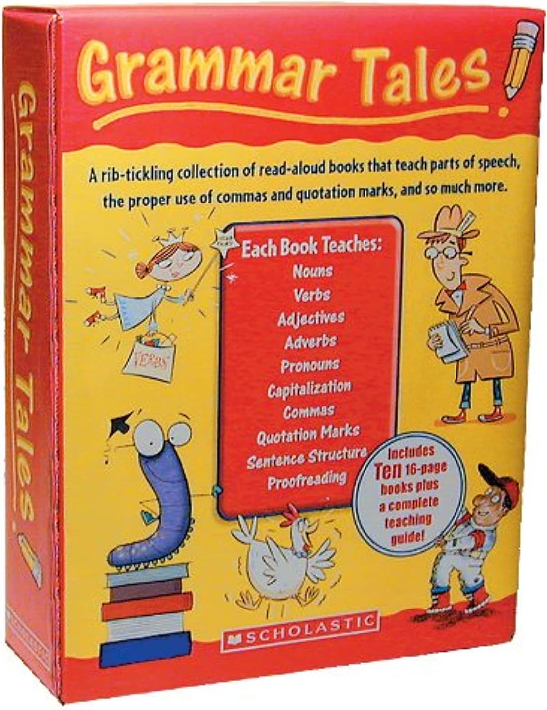 Grammar Tales Box Set: A Rib-Tickling Collection of Read-Aloud Books That Teach 10 Essential Rules of Usage and Mechanics Paperback โ Teacher's Edition, September 1, 2004