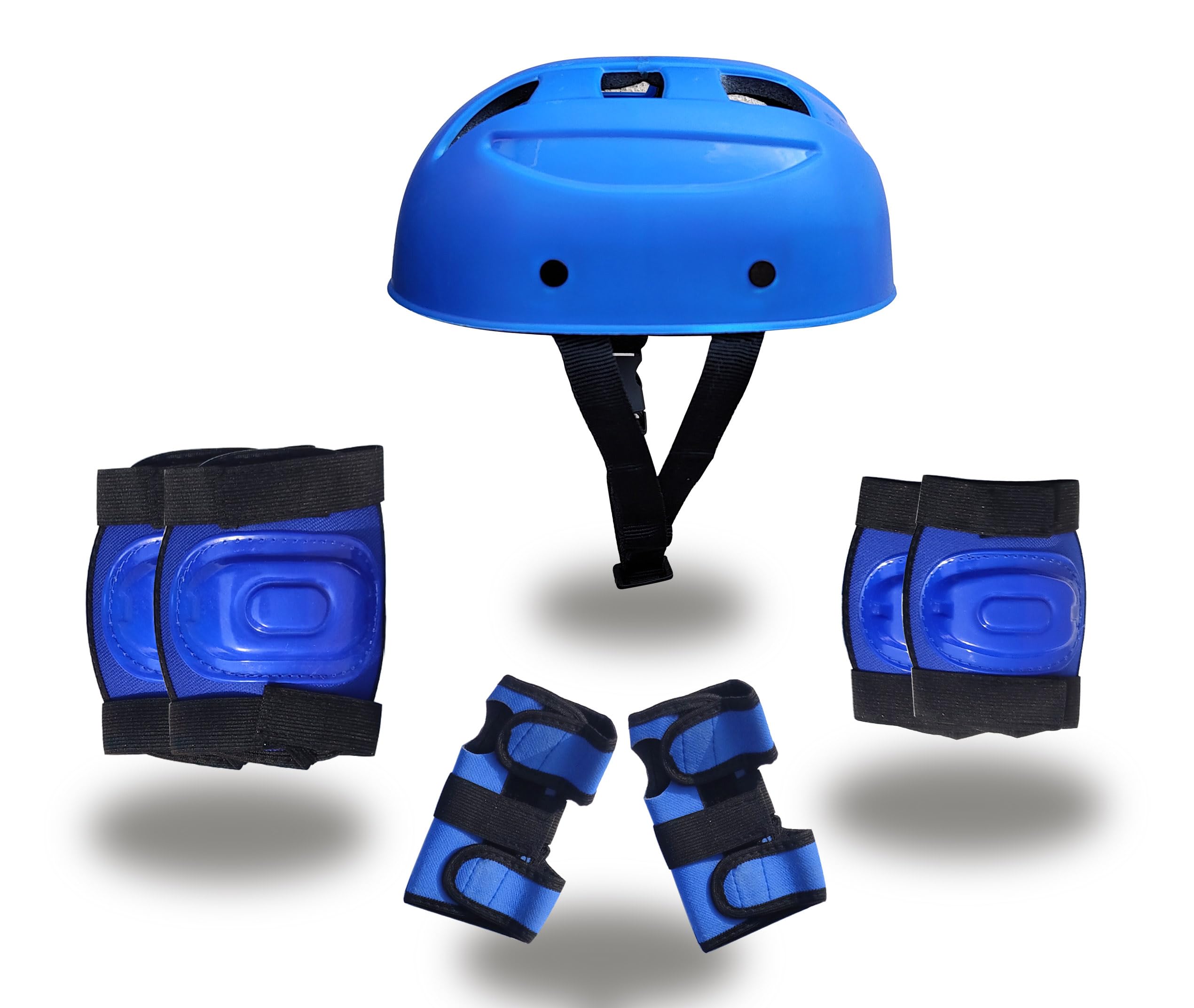 BOLDUP Protective Skating Guard Kit | Skate, Riding Protection Set for Children Age 6-15 Years Knee & Elbow Practise Tournament Safety Kit, Kids Head, Knee and Palm (Blue) (B0BX762YDL) Amazon Price History, Amazon Price Tracker