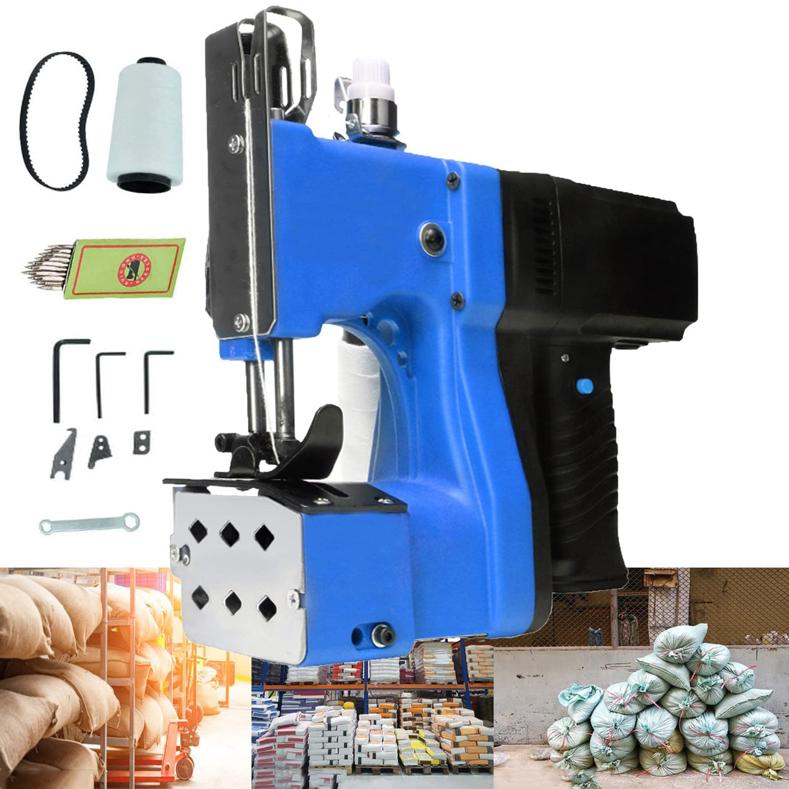 Bag Closing Handheld Sewing Machine for Industrial Use - Electric Stitching Machine for Chemical & Home Textile Industry - 2600 Stitches/Minute