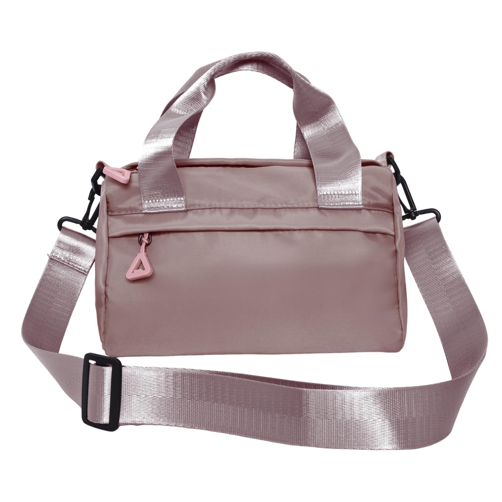 Mini Gym Bag Sport Bag Adjustable Small Duffle Bag Detachable Strap Gym Tote for Women Men Portable Fitness Shoulder Bag for Sports Travel (Pink)