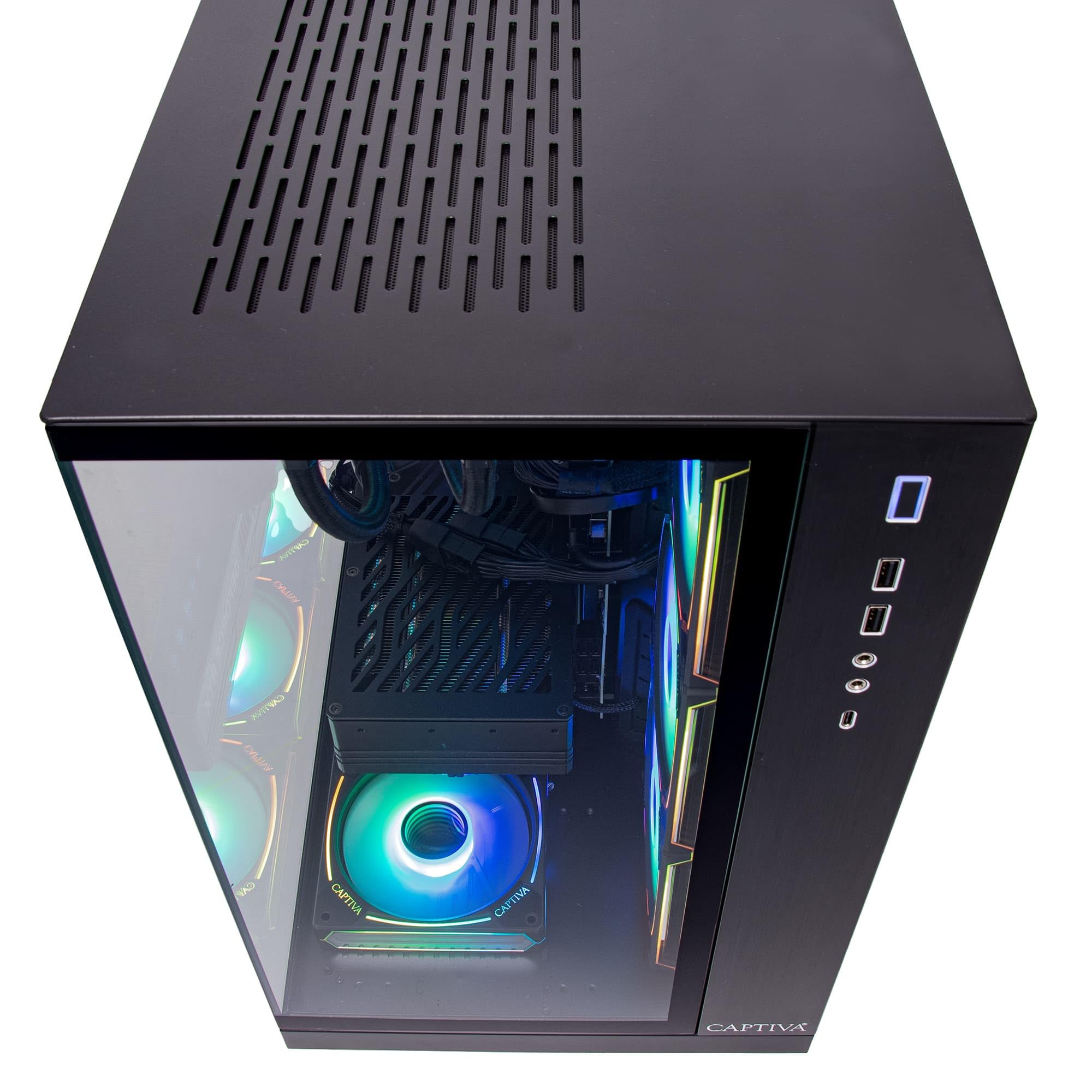 Captiva PC Highend Gaming I89-020 | Intel Core i9 14900KF | 64GB DDR5 RAM | NVIDIA GeForce RTX 5080 16GB | 2 TB SSD | Windows 11 Home