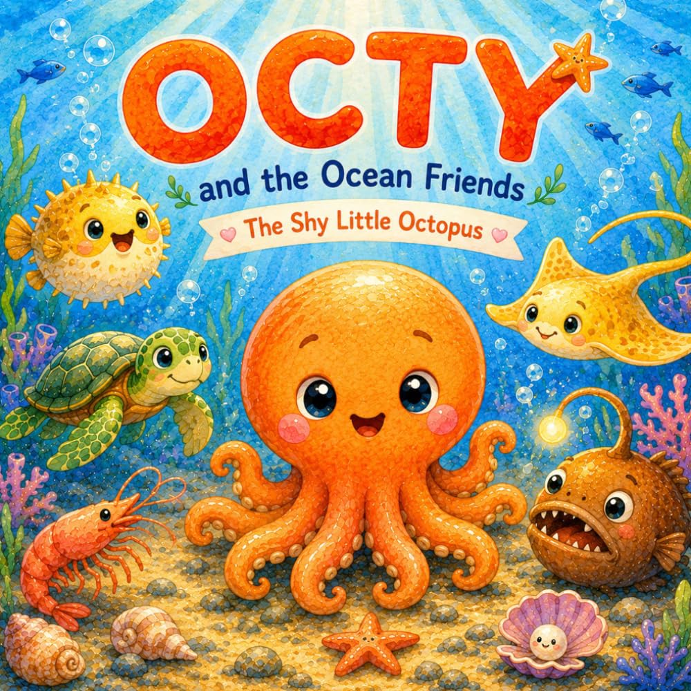 The Shy Little Octopus, OCTY: An adventure story of shame, friendship, and courage.