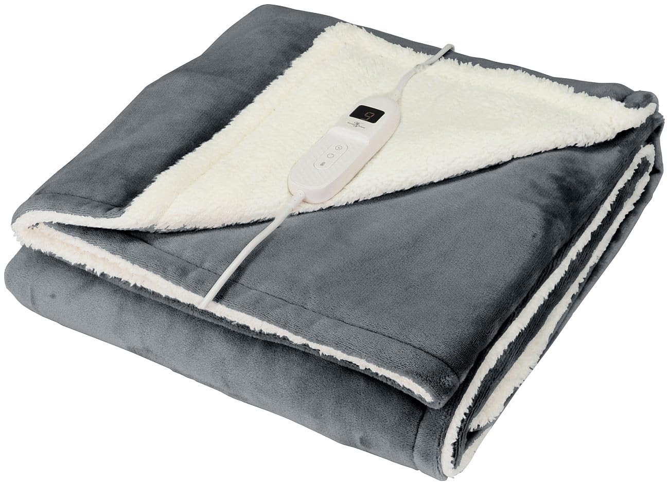 Couverture chauffante avec 9 niveaux de chauffage et minuterie d'arrêt jusqu'à 9 heures, 180 x 130 cm