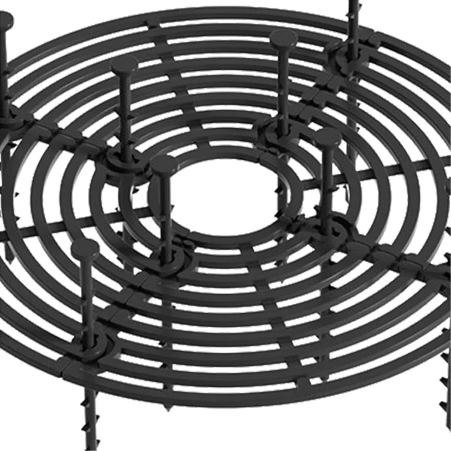 Plant Pot Cover 5sets 19/30cm Plant Pot Soil Guard Cover Cat Digging Stopper Universal Plant Soil Protector Mesh Baby-proofing(Black,30cm)